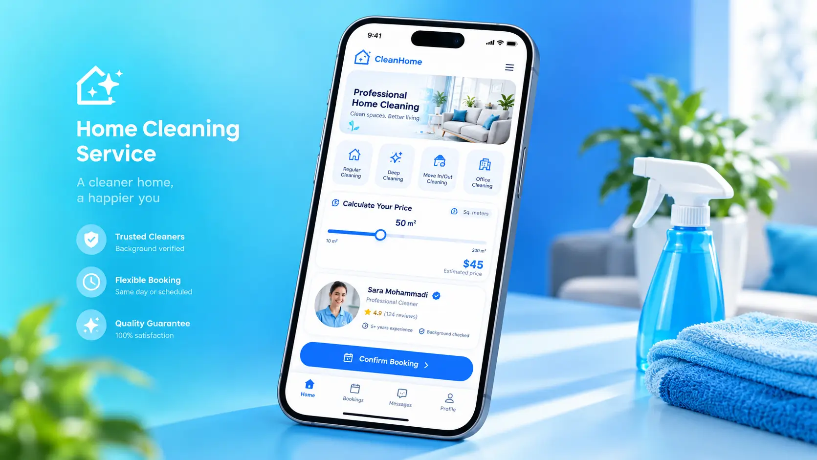 اپلیکیشن مدیریت نیرو و سرویسهای شرکت خدمات نظافتی