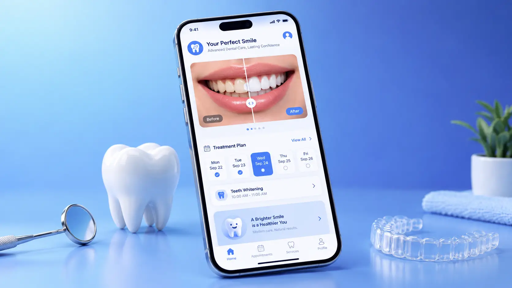 اپلیکیشن مدیریت دندانپزشکی زیبایی و طراحی لبخند