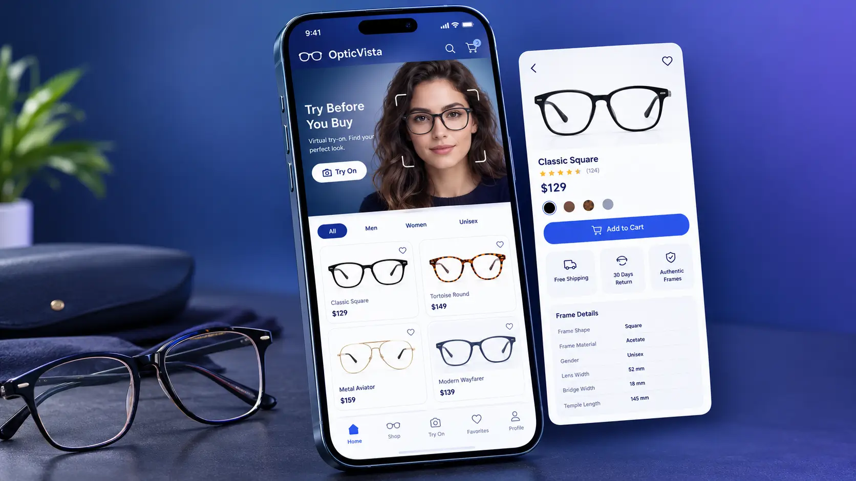 اپلیکیشن مدیریت فروشگاه عینک و سفارش لنز طبی