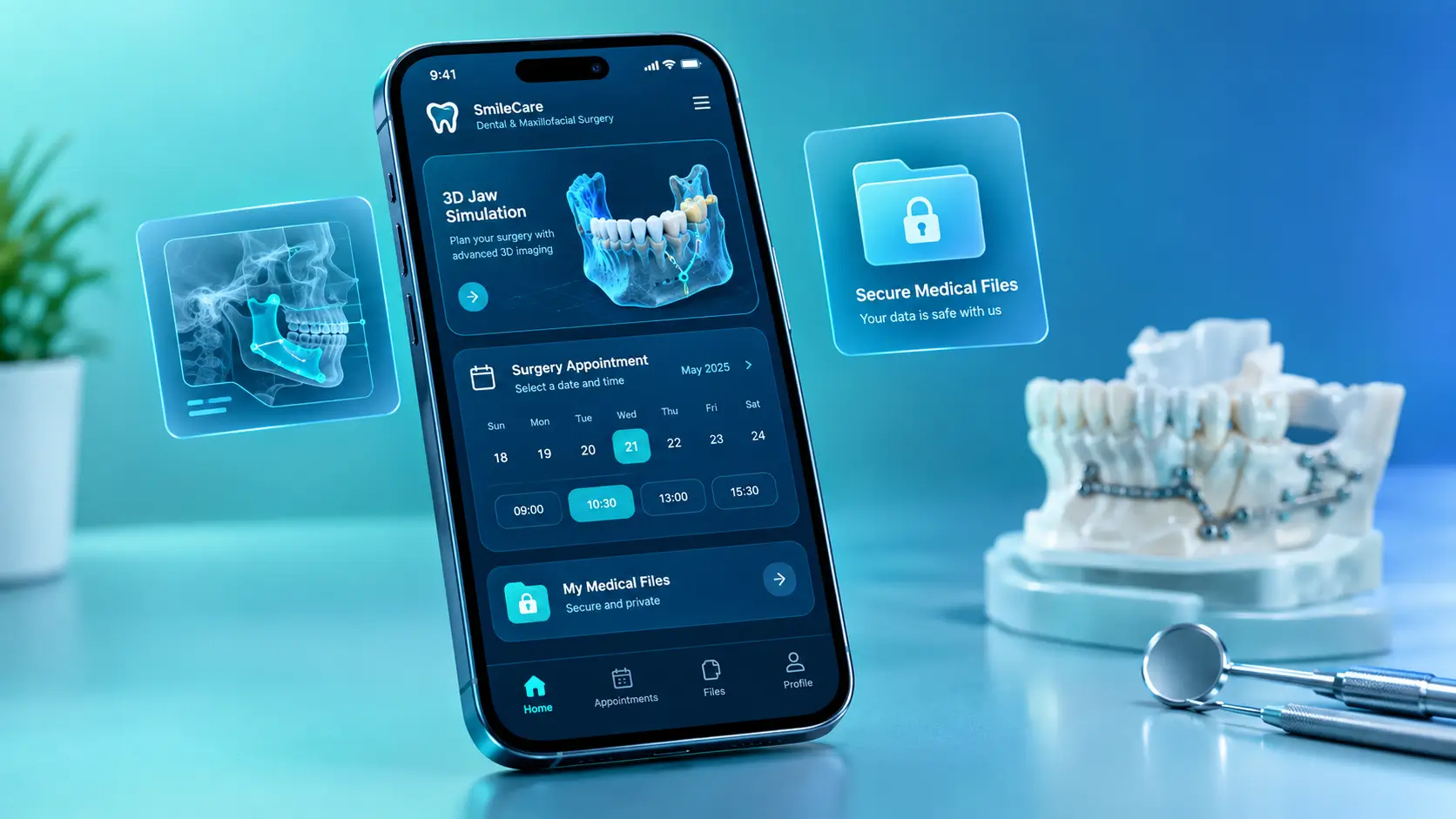 اپلیکیشن مدیریت کلینیک جراحی فک و صورت و ایمپلنت دندان