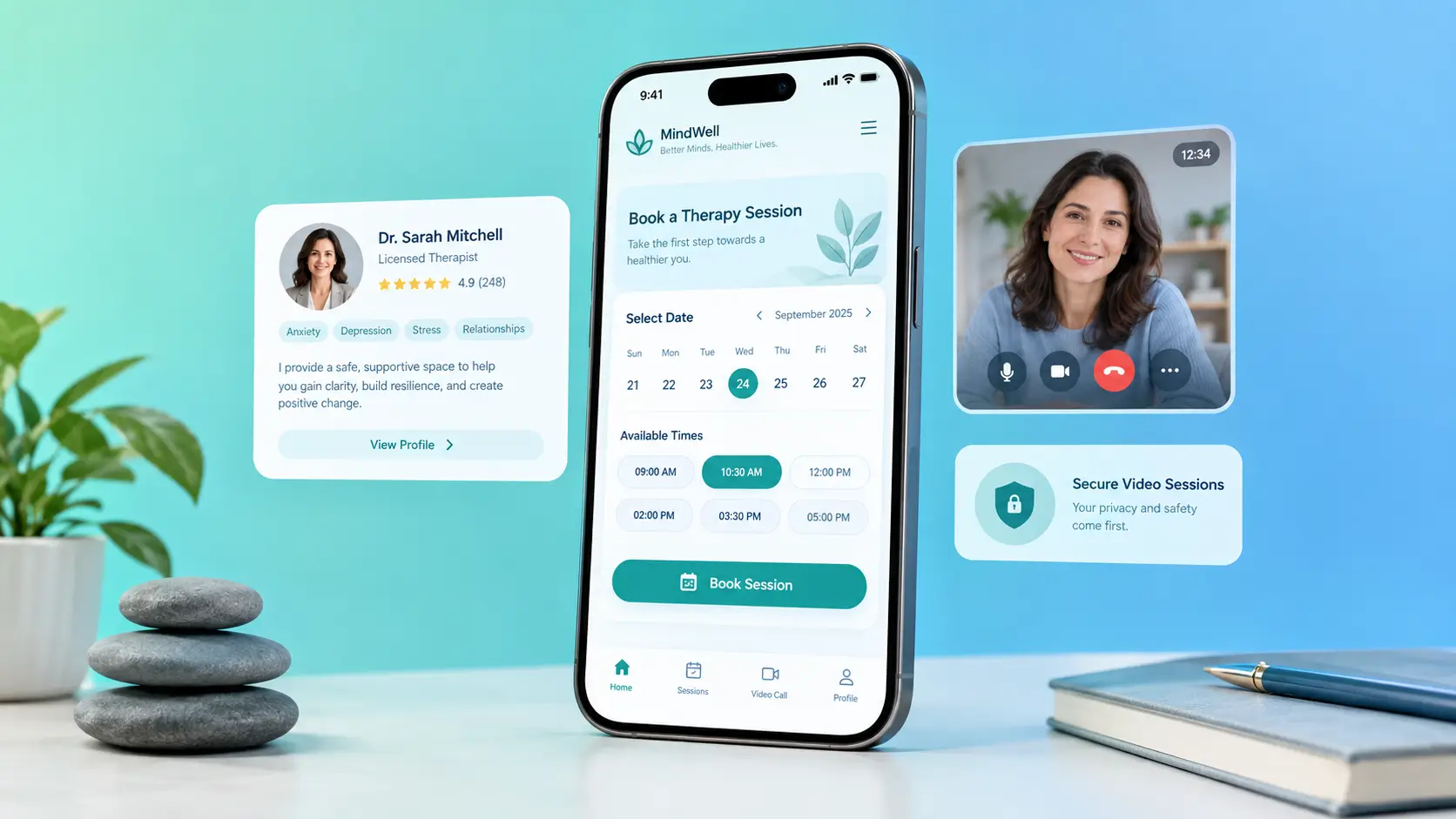 اپلیکیشن مدیریت مرکز مشاوره روانشناسی و نوبتدهی